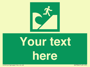 Custom Safe Condition Tsunami evacuation area